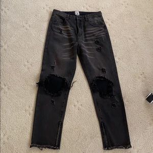 Princess Polly Erissa Knee Rip Jeans